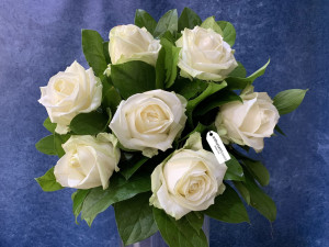 Buchet 7 Trandafiri albi